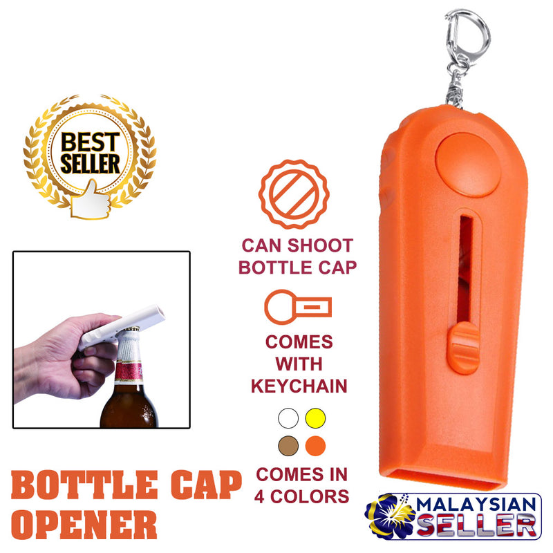 idrop CAP ZAPPA - Multipurpose Bottle Cap Opener and Launcher Shooter with Keychain