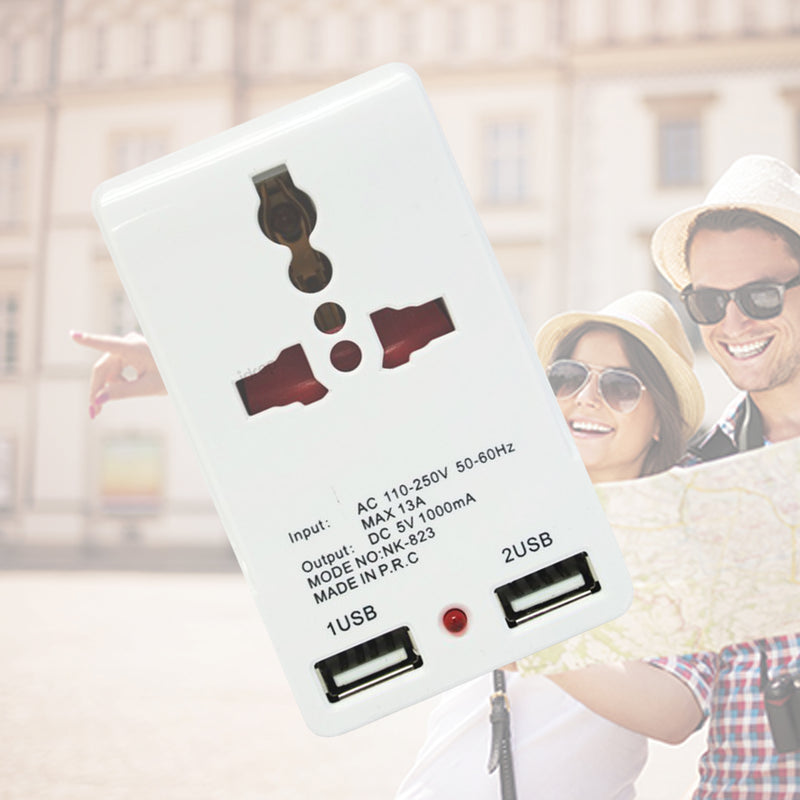 idrop USB Universal Travel Adapter NK-823 DC 5V 1000mA