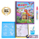 idrop Dinosaurs Magic Eco-Friendly Coloring Book And Pen For Kids And Children