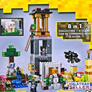 idrop 431 Pcs MyWorld Castle Warfare Colorful Creative Building Block Toy Set For Kids Children