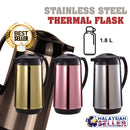 idrop 1.8L Portable Outdoor Stainless Steel Drinking Thermos Flask Water Jug