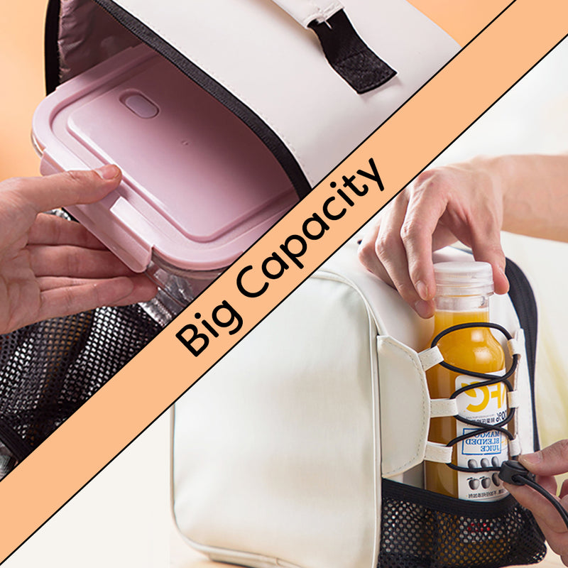 idrop Thermal Insulated Waterproof Portable Food Container Lunch Bag