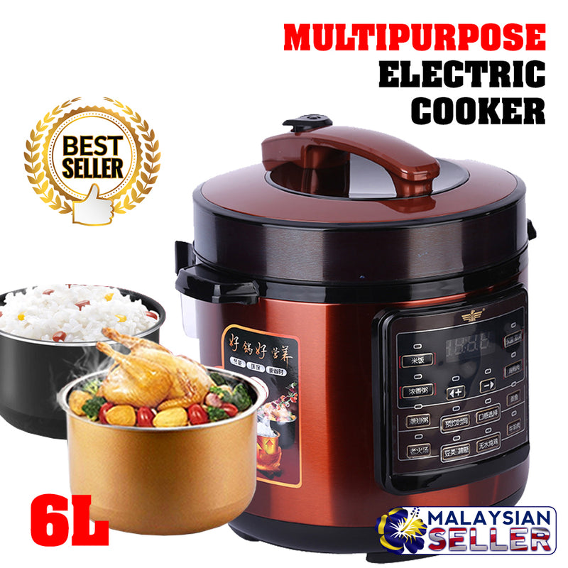 idrop XIAOBAWANG - 6L Multipurpose Smart Electric Rice Cooker