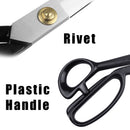 idrop 9 inch Tailors Cloth Scissors - Fabric Dressmaking Scissors Upholstery Office Shears