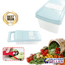 idrop Multipurpose Vegetable Veggies Fruit Grater Cutter Slicer With Accessories Kitchenware