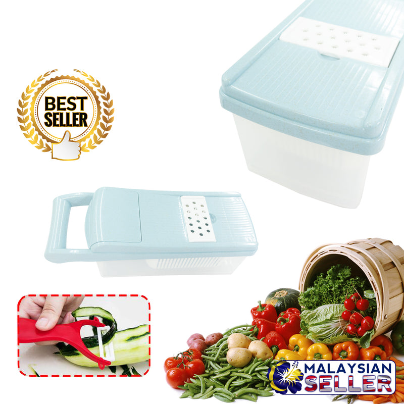 idrop Multipurpose Vegetable Veggies Fruit Grater Cutter Slicer With Accessories Kitchenware