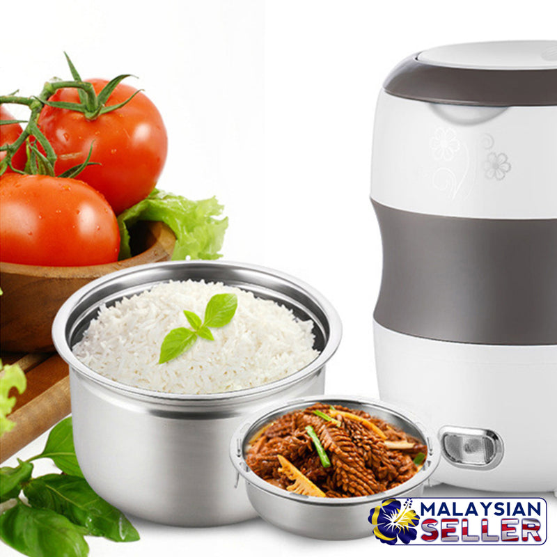 idrop 2L Multi Heat Insulation Layer Portable Electric Thermos Lunch Box [ FH800 ]