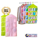 idrop 16 Mini Compartment Fabric Wardrobe Storage Organizer Hanging Bag