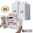 idrop Portable Multipurpose Make Up Cosmetics Jewelry Storage Box Organizer