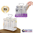 idrop Stainless Steel Inverted Drying Cup Glass Holder Tray Rack Storage