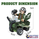 idrop COMBATZONES - 25 Pcs Small World War Army Pilot and Plane Building Block [ 801 ]