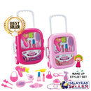 idrop Make Up Stylist Cosmetics Pretend Play Toy Set With Trolley For Kids Children