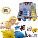 idrop Pull Back Cute Cartoon Animal Stunt Racing Car Toy For Kids And Children