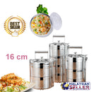 idrop 16 cm 2 Layer 3 Layer 4 Layer Stainless Steel Heat Insulation Lunchbox