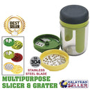 idrop 3 in 1 Multipurpose Handheld Spiralizer Food Slicer Grater