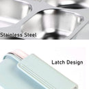 idrop Stainless Steel Four Compartment Lunch Box Food Storage  Container