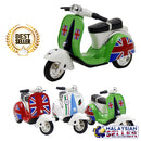 idrop Miniature Scooter Vespa Motor Handcrafted Metallic Collectibles Display (1 Scooter)