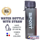 idrop 650 ml Sports Outdoor Water Bottle with Straw