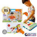 idrop 106 Pcs Carpenter Tool Box Building Block Toy Set For Kids And Children