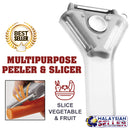 idrop 3 in 1 Stainless Steel Tri-Peeler Multipurpose Vegetable Fruit Peeler