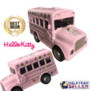 idrop Pink Hello Kitty Cartoon Car Minibus Toy For Kids And Children