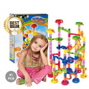 idrop 91 Pcs Marble Run Track Tower Building Block Toys For Kids And Children