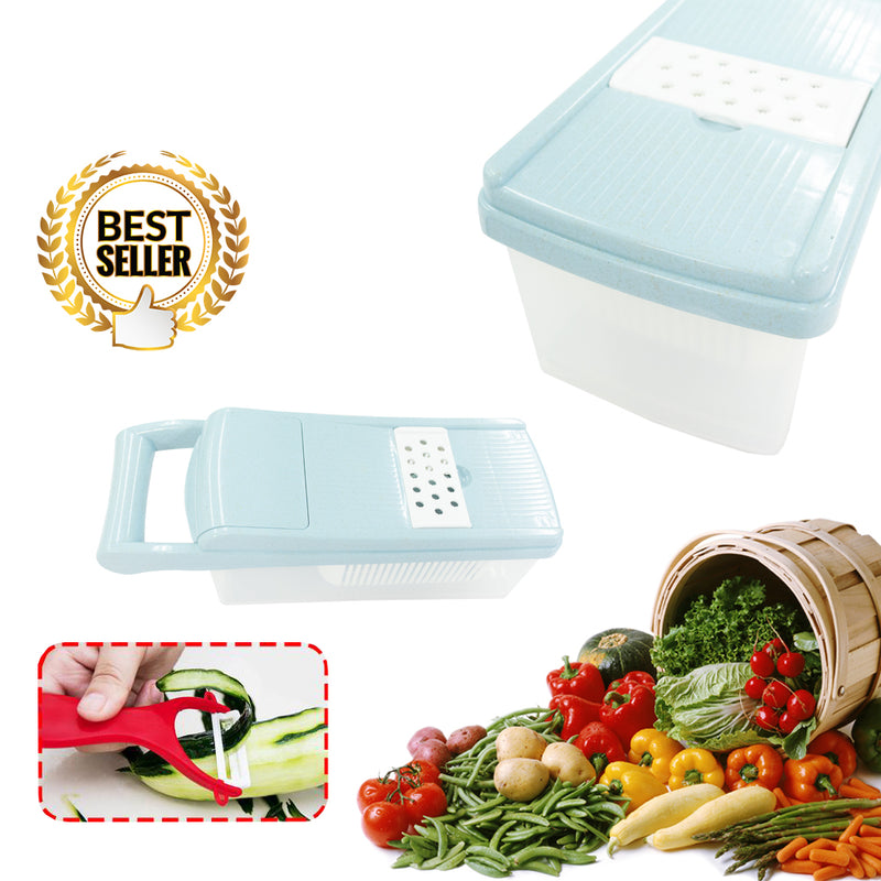 idrop Multipurpose Vegetable Veggies Fruit Grater Cutter Slicer With Accessories Kitchenware