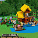 idrop 432 Pcs Minecraft Farm Cottage Colorful Creative Building Block Toy Set For Kids Children