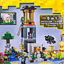 idrop 431 Pcs MyWorld Castle Warfare Colorful Creative Building Block Toy Set For Kids Children