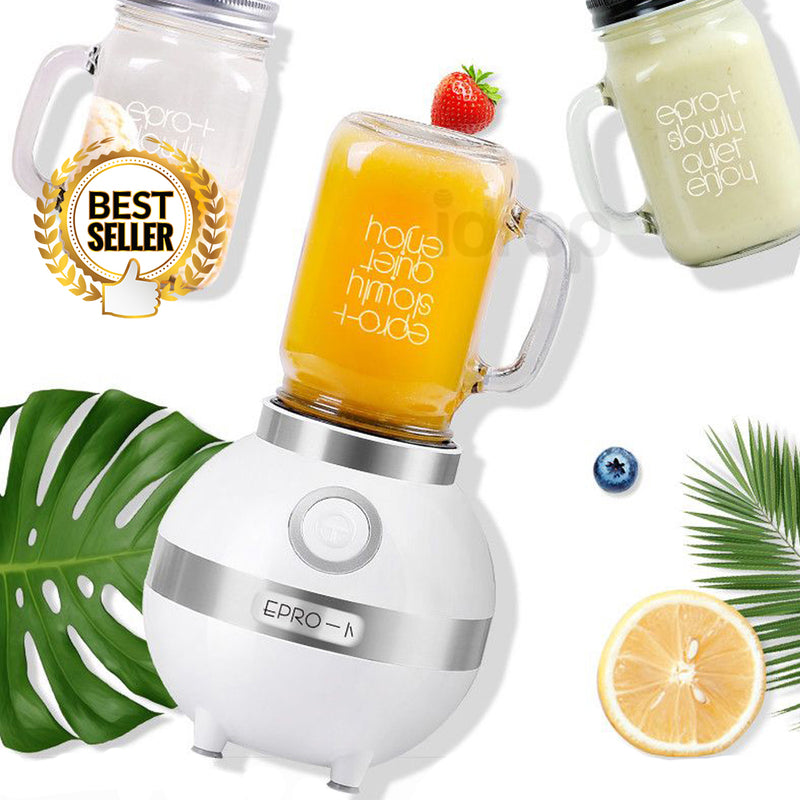 idrop Automatic Electric Portable Citrus And Fruit Juicer Blender Mixer With Glass