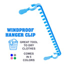 idrop Windproof Clothing Rack Hanger Lock Clip Drying Tool