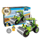 idrop 102 Pcs City Road Builder Repair Green Creative Building Block Toy Set For Kids Children