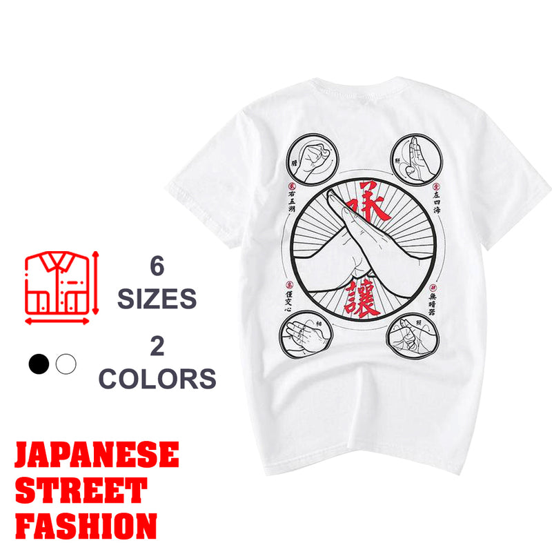 idrop TOLLO - Martial Arts Painted Sukajan T-Shirt Japanese Street Fashion