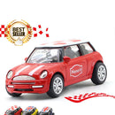 idrop Retro Classic Mini Cooper Miniature Handcrafted Metallic Collectibles Display