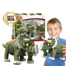 idrop Triceratops Dinosaurs Foam EVA Building Block Toy Set For Kids And Children