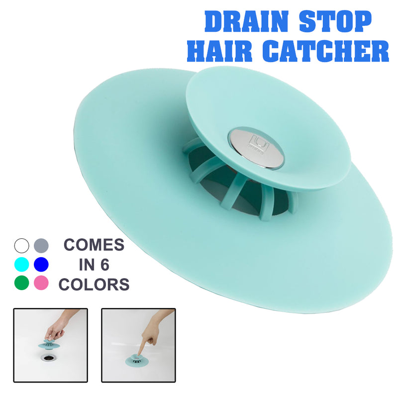 idrop Flexible Drain Stopper Hair Catcher for Kitchen Sink Bathroom Bath Tub