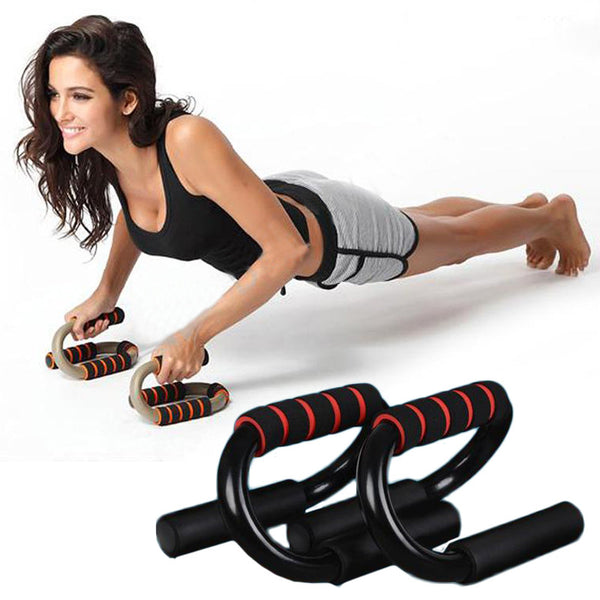 Soft Portable Fitness S-type Press Push Up Push-Ups Stands Rack Chest Bar Utility Body Muscle Building Equipment