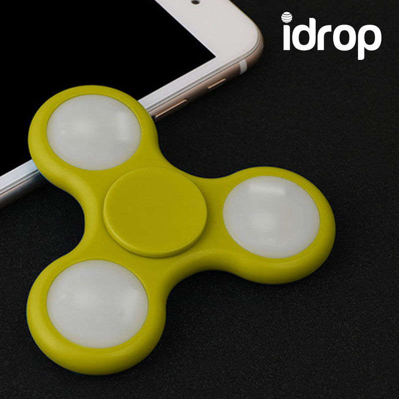 idrop LED Spinner Fidget Tri-Spinner For Kids / Adults