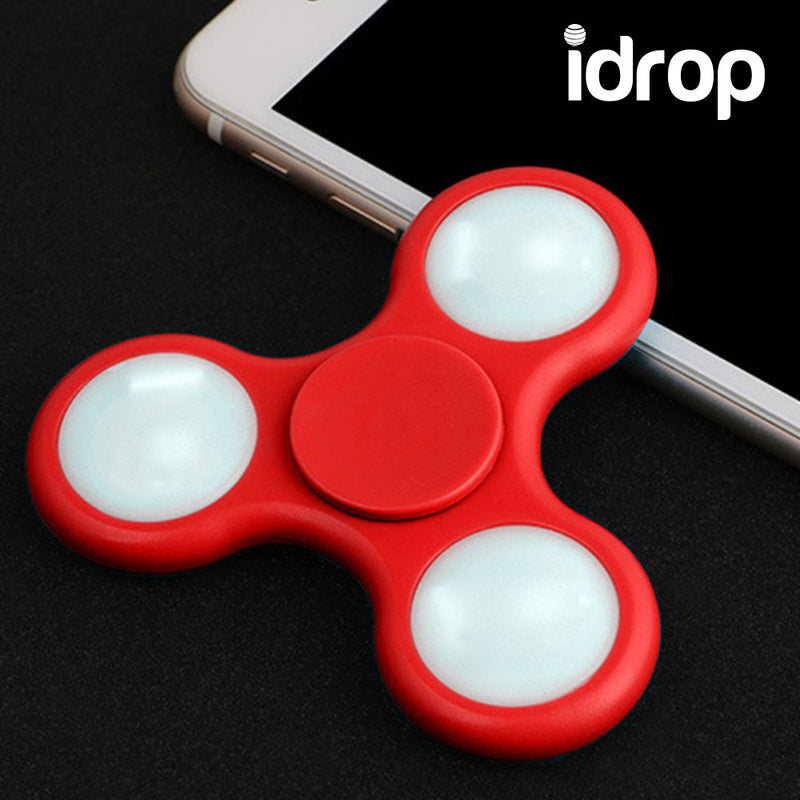 idrop LED Spinner Fidget Tri-Spinner For Kids / Adults