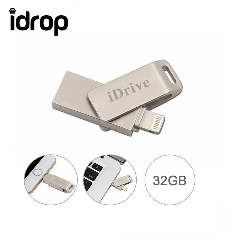 idrop iDrive U Flash Disk USB Memory Stick Drive for iPhone / i Pad Air [32G]