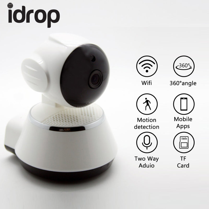 idrop Wifi Camera 360° Wireless HD 720P Smartphone Audio Baby Monitor Indoor