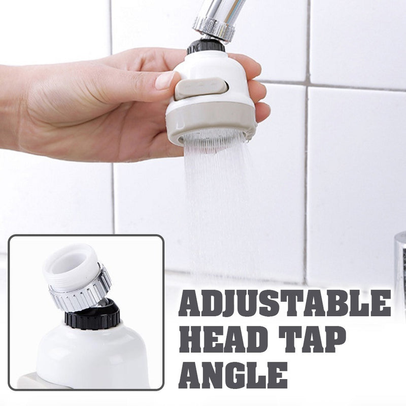idrop 3 IN 1 Sink Tap Head Adjustable Water Faucet Pipe Attachment
