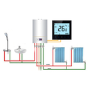 idrop Alexa Voice Control Gas Boiler Thermoregulator Heating System for Google Home (BHT-1000-GCLW)