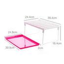 idrop 2 in 1 Multipurpose Portable Laptop Desk Rack