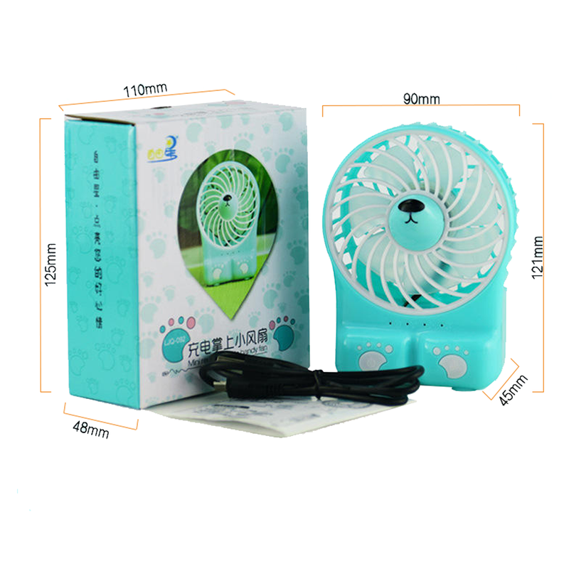 iDrop Handheld Rechargeable Cute Mini USB Fan