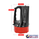 idrop Portable Rechargeable Super Bright LED Glare Flashlight