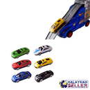 idrop High Quality Colourful 9 In 1 Truck with Cabinet and Cars Transport Toys for Kids Children