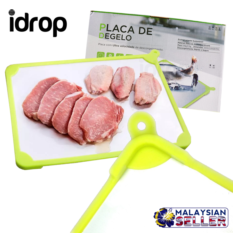 idrop High Quality Kitchenware Fast Defrosting Thawing Tray For Frozen Food and Meat