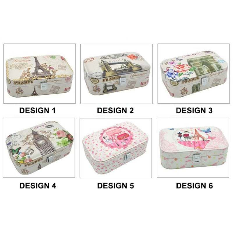 idrop 6 Space Wooden Trendy Jewelry Storage Box