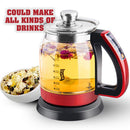 idrop 1.2L Multipurpose Glass Electric Kettle Boiler Pot Teapot